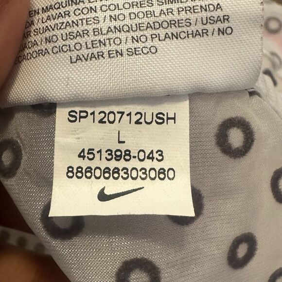 Nike Run Women Large Full Zip Lightweight Jacket Opaque Clear Translucent - Picture 8 of 11